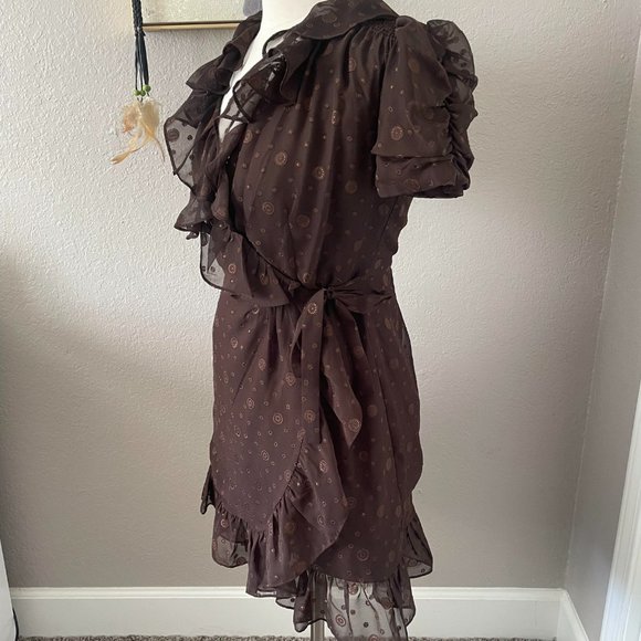 M60 Miss Sixty Surplice Dress - Picture 3 of 4